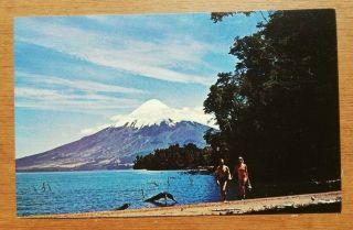 Chilean - Argentine Lake District (panagra Jet Sky) Postcard,  1960 