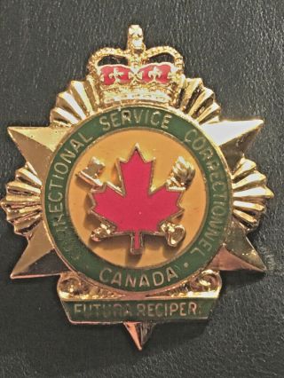 Corrections Canada Correctional Service Officer Federal Prison Guard Badge Jail