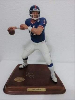 Danbury Nfl York Giants Phil Simms Figure Figurine