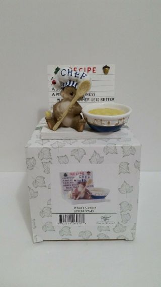 Charming Tails - Whats Cooking & Sugar & Spice Mouse Figurine - Fitz & Floyd