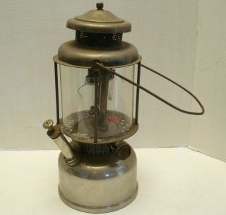 Vintage Coleman Camping Lantern Quick - Lite First Outside Pump Dated 6 - 5