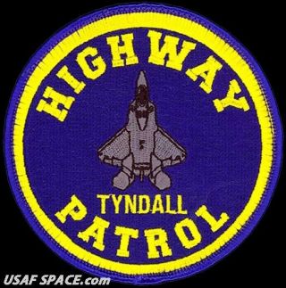 Usaf 325th Security Forces Squadron - Highway Patrol - Tyndall Afb,  Fl - Patch