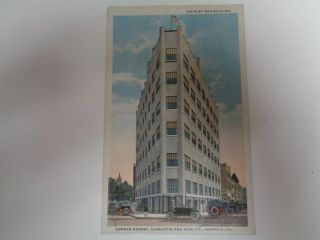 The Flat Iron Building,  Corner Granby Norfolk Virginia Unposted Postcard