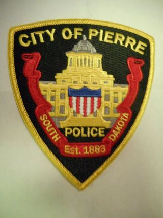 Style Pierre,  South Dakota Police Department Patch