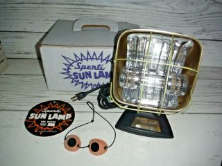 Vintage Sperti Sun Lamp Model P 108 Uv Ultra Violet
