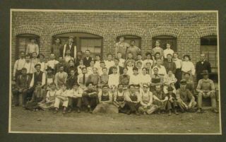 Vandy Camp Creamery Workers.  Effingham,  Illinois.  Lrg Cabinet Photo.  Early 1900s