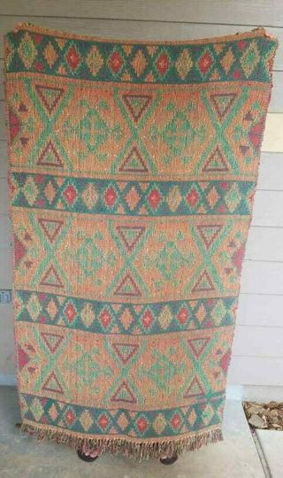 Vintage Navajo Woven Saddle Blanket/Rug 3