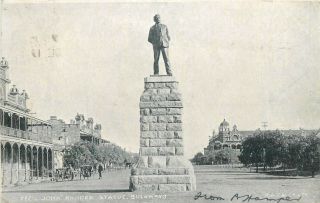 Rhodesia 1904 Cecil John Rhodes Statue Bulawayo