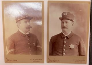VINTAGE 1900 ' S REAL PHOTOS CHICAGO POLICE OFFICERS,  POPE,  CARDINALS 3
