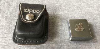 Vintage Zippo Tape Measure - Mack Truck With Zippo Holster Pouch Belt Clip