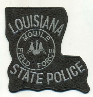 Mobile Field Force Louisiana State Police State Shaped La