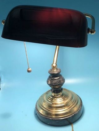 Mid Century Modern Vintage Underwriters Laboratories Portable Desk Lamp
