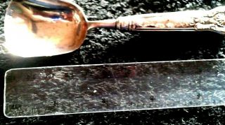 Solid Silver Caddy Spoon 1827