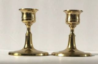 Brass Small Taper Candle Stick Holders - Vintage Pair