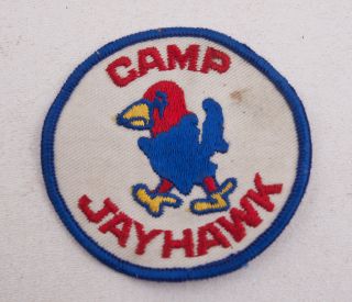 Camp Jayhawk Vintage Boy Scout Patch (c2l - 12) Bsa