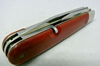 Victoria / Victorinox Soldier Swiss Army Knife Model 1908 Soldier In Case
