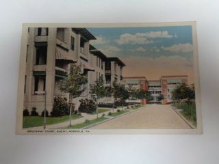 Greenway Court,  Ghent,  Norfolk Virginia Unposted Postcard