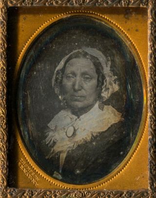 Rare 9th Plate Daguerreotype By Thompson,  Broadway York City