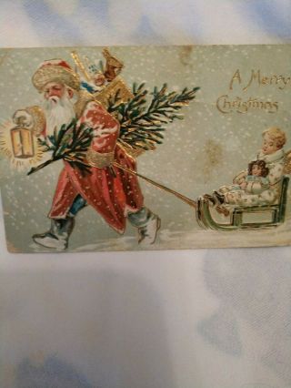 Old Santa Claus Postcard