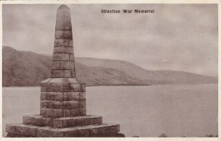 Strontian War Memorial,  Posted Salen 1945