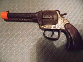 Vintage Toy Metal Cap Gun Cast Iron,  This Would Probably Work With A Roll Of Cap
