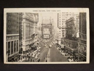Ny York City Times Square 1950 Postcard