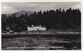 Strontian Hotel On Loch Sunart,  Ardnamurchan - Real Photo By White