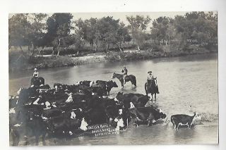 Parish Ranch,  South Loop River Buffalo County,  Nebraska Rppc S.  D.  Butcher & Son