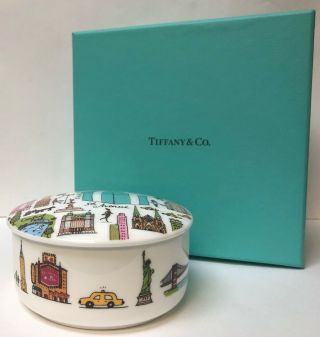 Tiffany & Co.  York City Landmarks 4 - Inch Trinket Box