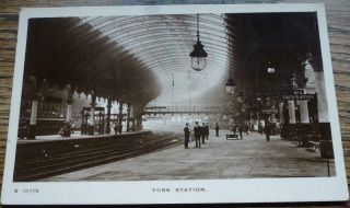 Real Photo Postcard York Station