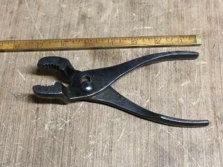 Rare Vintage Hd Smith Perfect Handle Offset Jaws Slip Joint Pliers