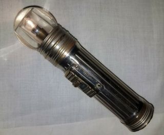1928 Antique May Baby Torch/vintage Flashlight Cabochon Glass Globe/lens