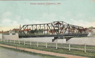 Cardinal,  Ontario,  Canada,  1909 ; Swing Bridge