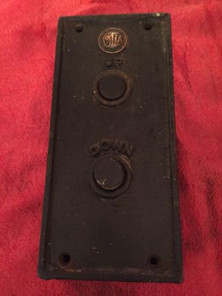 Antique Rare Otis Elevator Up Down Panel Box 3