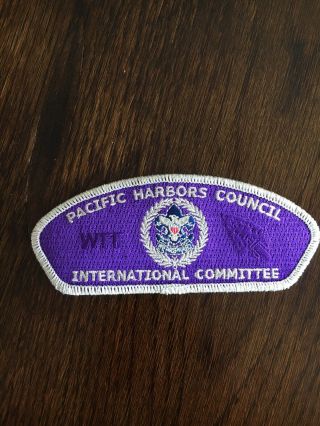 Pacific Harbors Council Internation Committee Patch Set 24th WSJ 2