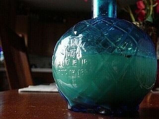 1880s Turquoise Blue HARDEN Glass FIRE Hand Grenade EXTINGUISHER bottle FIREMAN 2