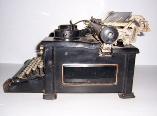 Antique Royal Model 10 Typewriter Single Beveled Glass Sides Serial X - 929260 6