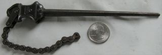 Antique Chain Wrench Salesman Sample Miniature Falcon J.  H.  Williams&co 7 " Long