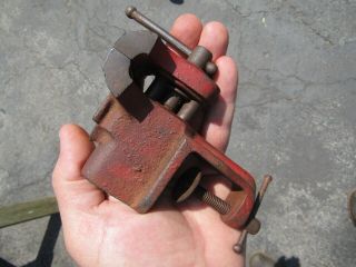 Vintage Like A Stanley Clamp On Bench Vise 2 - 1/4  Made In U.  S.  A.  " Jewelers Vise