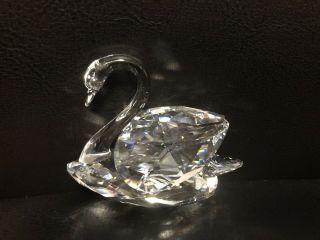 Swarovski Clear Crystal Medium Swan A7633nr063000 Orig Box,
