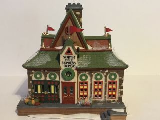 Dept.  56,  North Pole Series: North Pole Express Depot Item 56278 Retired 1998