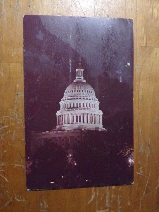 Vintage Postcard U.  S.  Capitol,  Washington,  D.  C.