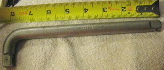 Vintage Sears Craftsman 1/2 " Drive 90 Degree Angle Extension,  Socket Wrench Tool