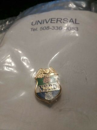 Universal Nypd Police Department Mini Badge Lapel Pin Tie Tack