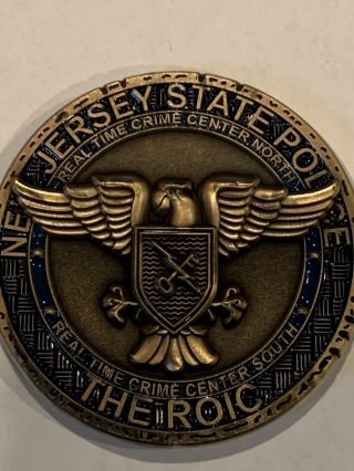 Jersey State Police Real Time Crime Center North And South.  The Roic