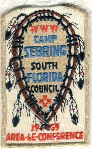 Boy Scouts Oa Conclave Area 6e 1959 Section Bsa Patch Badge