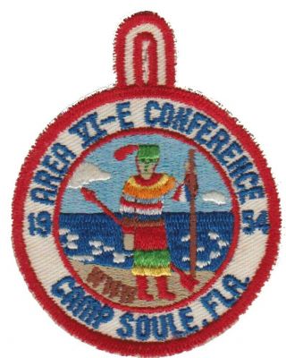 Boy Scouts Oa Conclave Area 6e 1954 Section Bsa Patch Badge