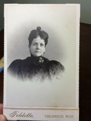 Cabinet Card From 1880 