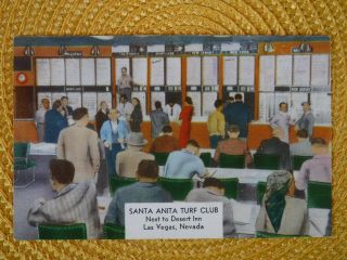 Nv Nevada Las Vegas,  Santa Anita Turf Club Next To Desert Inn,  Gambling,  Ca 1960