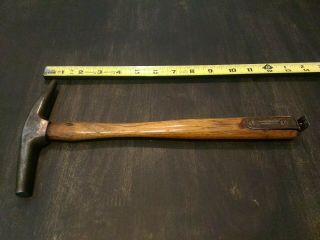 Vintage Antique C.  S Osborne & Co Tack Hammer Upholstery Tool With Nail - Puller
